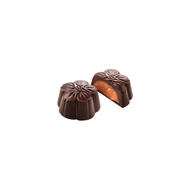 Flores de chocolate con naranja - Gorfoli Gourmet
