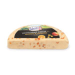 Queso elaborado con leche de vaca Wensleydale con naranja y mango